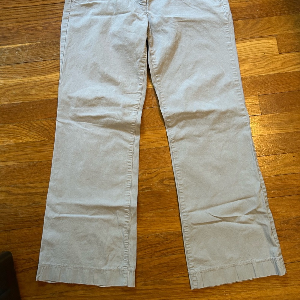 J. Crew Women's Light Gray Flare Pants